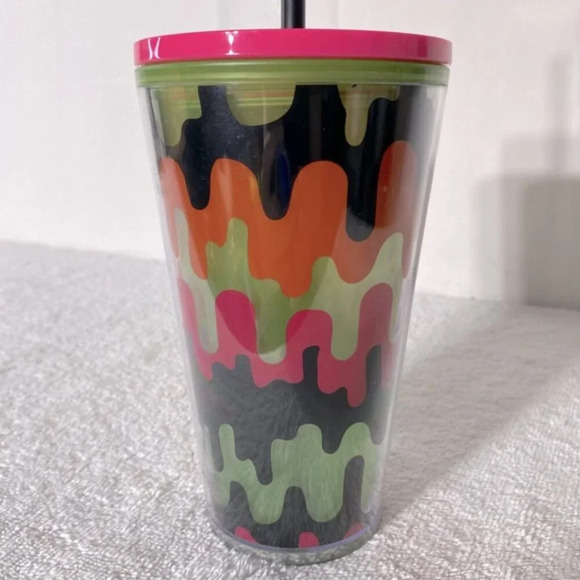 Starbucks Fall 2023 Halloween Limited Edition Drippy Wave Swirl Grande Tumbler - Picture 6 of 13